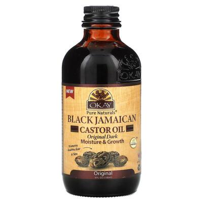 Okay Pure Naturals,Black Jamaican Castor Oil, Original Dark,