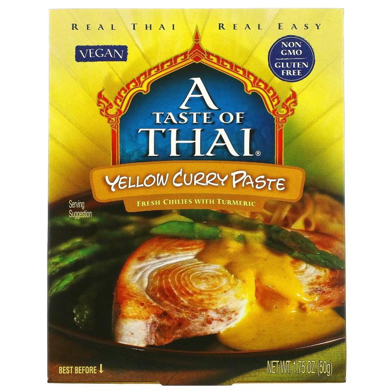 A Taste Of Thai,黄咖哩酱，1.75盎司（50克）