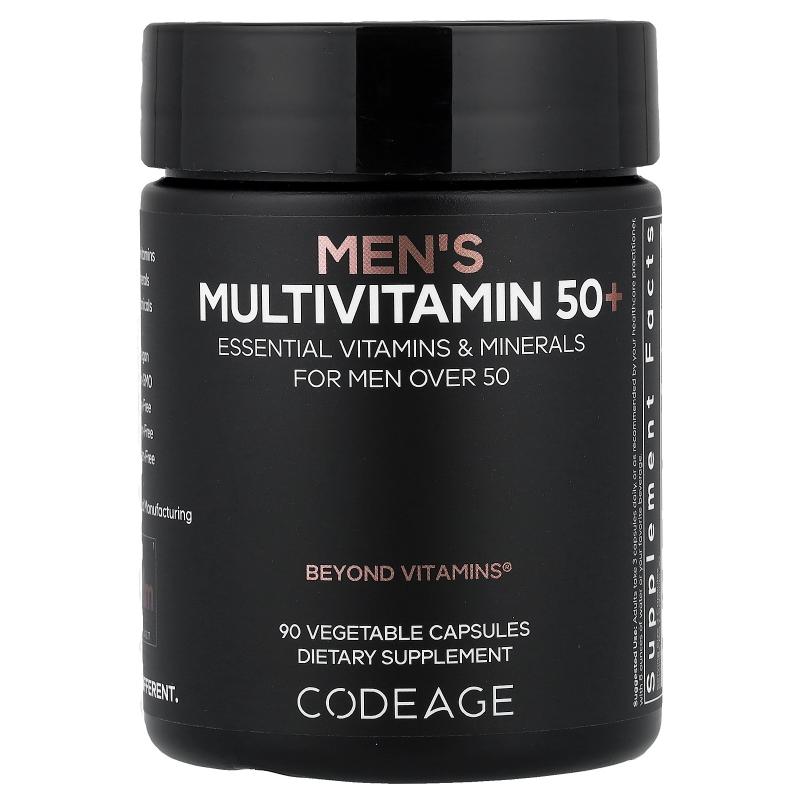 Codeage,Men's Multivitamin 50+, 90 Vegetable Capsules