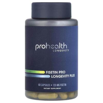ProHealth Longevity,Fisetin Pro Longevity，125 毫克，60 粒胶
