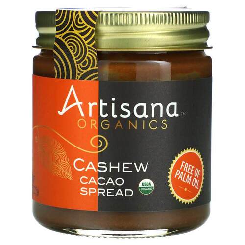 Artisana,Hazelnut Cacao Spread With Vanilla, 8 oz (227 g)