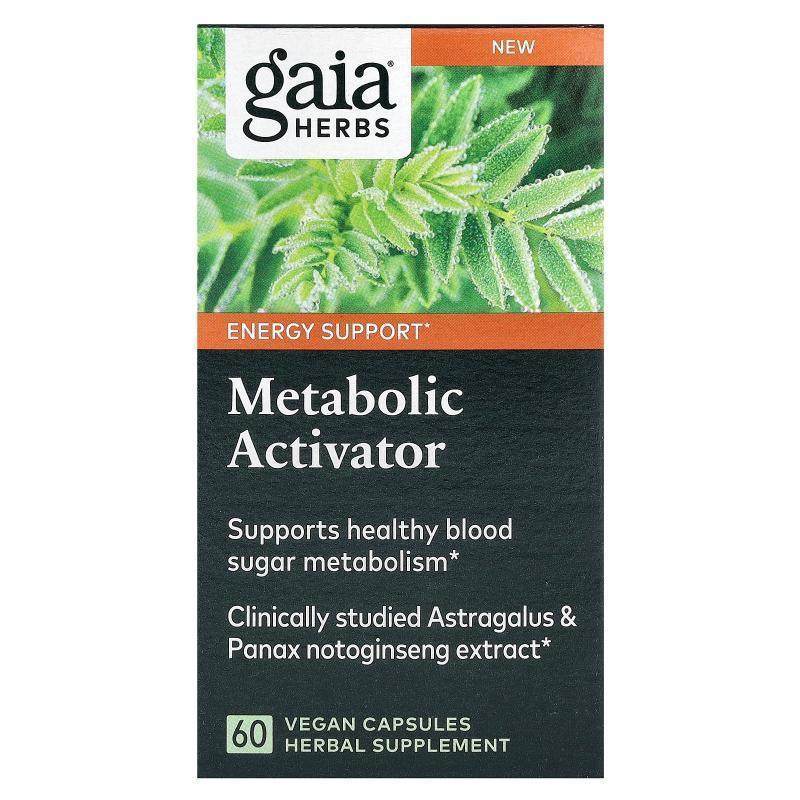 Gaia Herbs,Metabolic Activator, 60 Vegan Capsules
