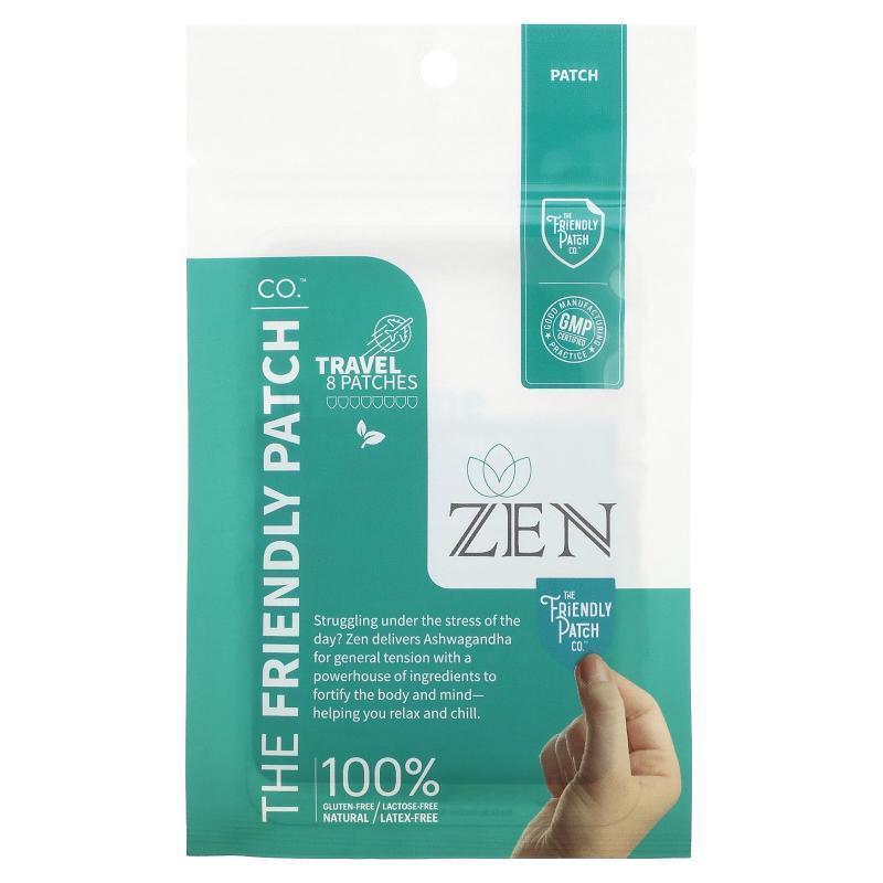 The Friendly Patch,Zen Stress Patch, 8 Patches