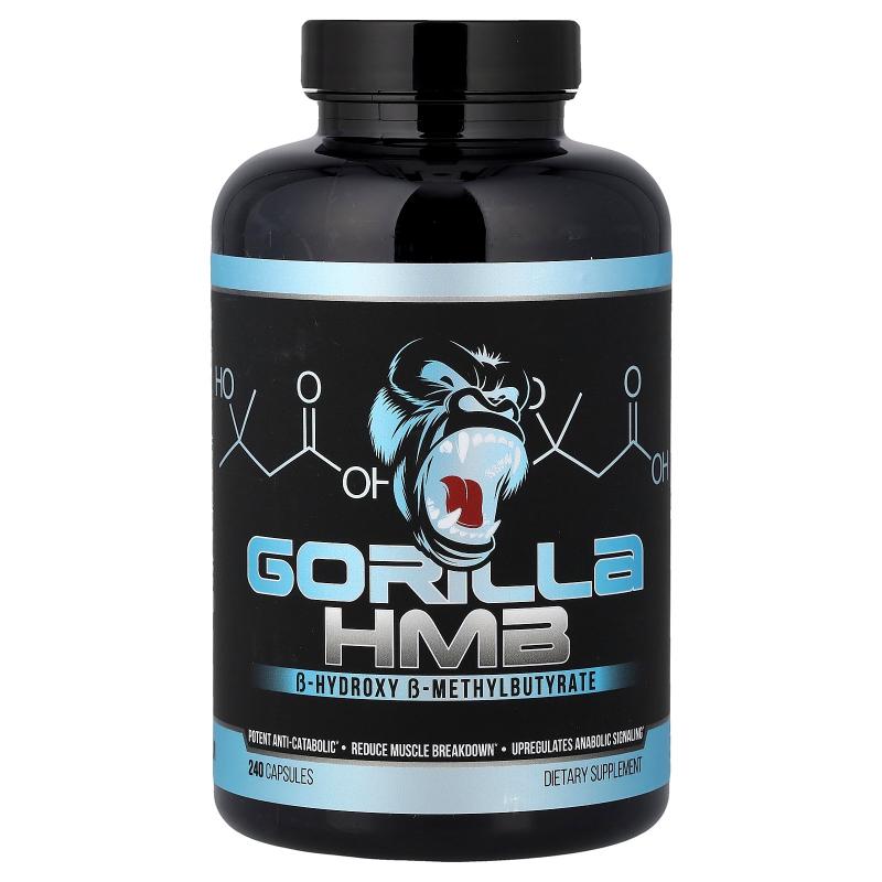 Gorilla Mind LLC,HMB, 240 Capsules (500 mg per Capsule)