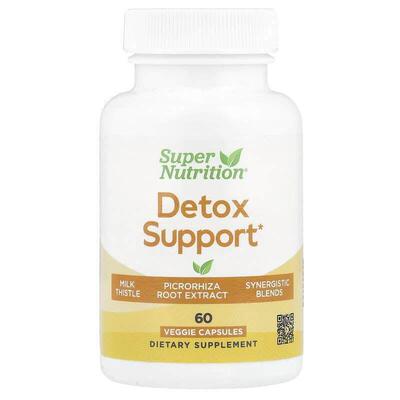 Super Nutrition,Detox Support, 60 Veggie Capsules