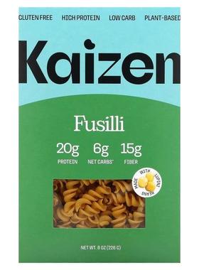 Kaizen,Fusilli, Gluten Free, High Protein, Low Carb, Plant-B