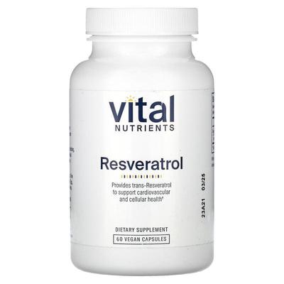 Vital Nutrients,Resveratrol, 60 Vegan Capsules