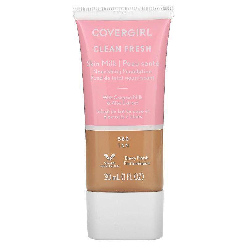 封面女郎,Clean Fresh, Skin Milk Nourishing Foundation, 580 T