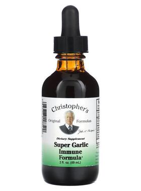 Christopher's Original Formulas,优效大蒜机体抵抗配方，2 液量
