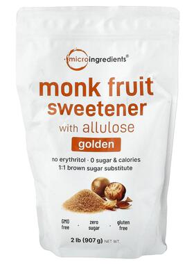 Micro Ingredients,Monk Fruit Sweetener with Allulose, Golden
