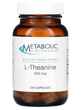 Metabolic Maintenance,L-茶氨酸，200 毫克，120 粒胶囊