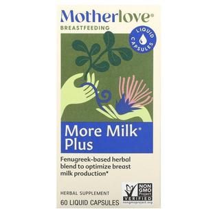 Motherlove,More Milk Plus, 60 Liquid Capsules