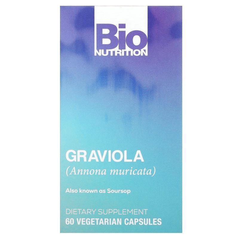 Bio Nutrition,Graviola, 60 Vegetarian Capsules