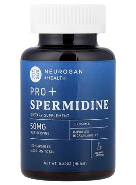 Neurogan Health,Pro+ Spermidine, 120 Capsules, 0.6 oz (18.16