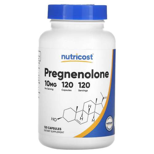 Nutricost,Pregnenolone, 50 mg, 120 Capsules