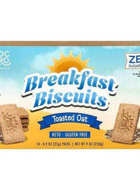ChocZero,Premium Cookies, Breakfast Biscuits, Toasted Oat, 1