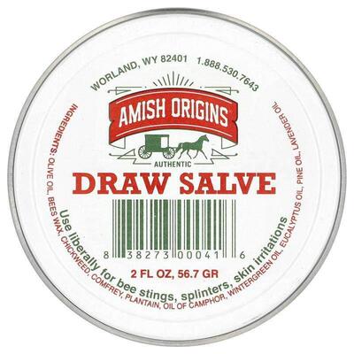 Amish Origins,Draw Salve，2 液量盎司（56.7 克）