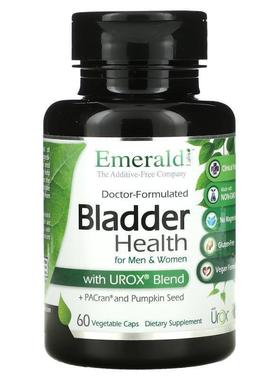 Emerald Laboratories,男女膀胱健康 Urox 混合物，60 粒素食胶囊