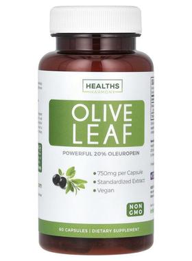 Healths Harmony,橄榄叶，60 粒胶囊