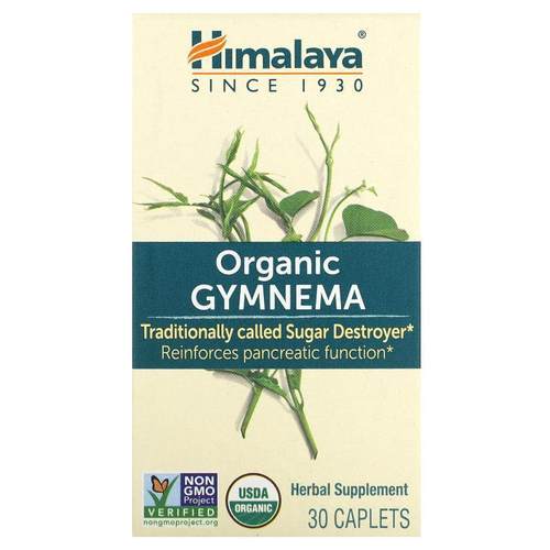 Himalaya,Organic Gymnema, 30 Caplets