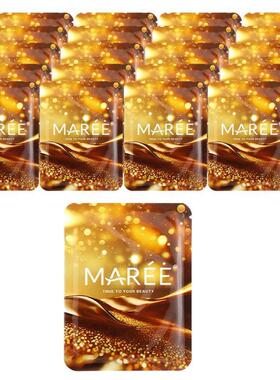 Maree,24k Gold Collagen Eye Gels, Golden Sunrise, 20 Pairs,