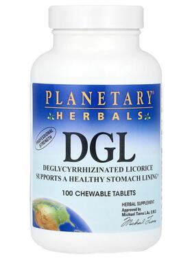 Planetary Herbals,DGL，100 片咀嚼片