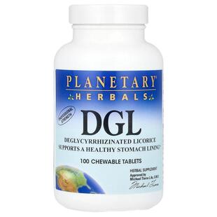 Planetary Herbals,DGL，100 片咀嚼片