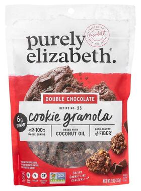 Purely Elizabeth,Cookie Granola, Double Chocolate, 11 oz (31