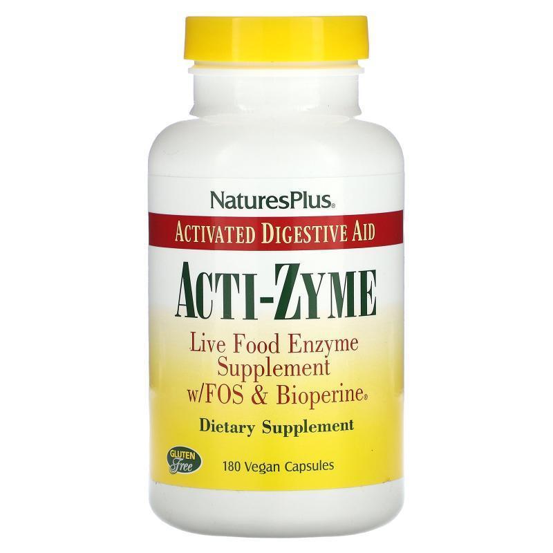 自然加,Acti-Zyme，180 粒全素胶囊