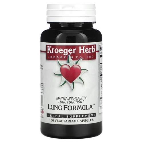 Kroeger Herb Co,Lung Formula, 100 Vegetarian Capsules