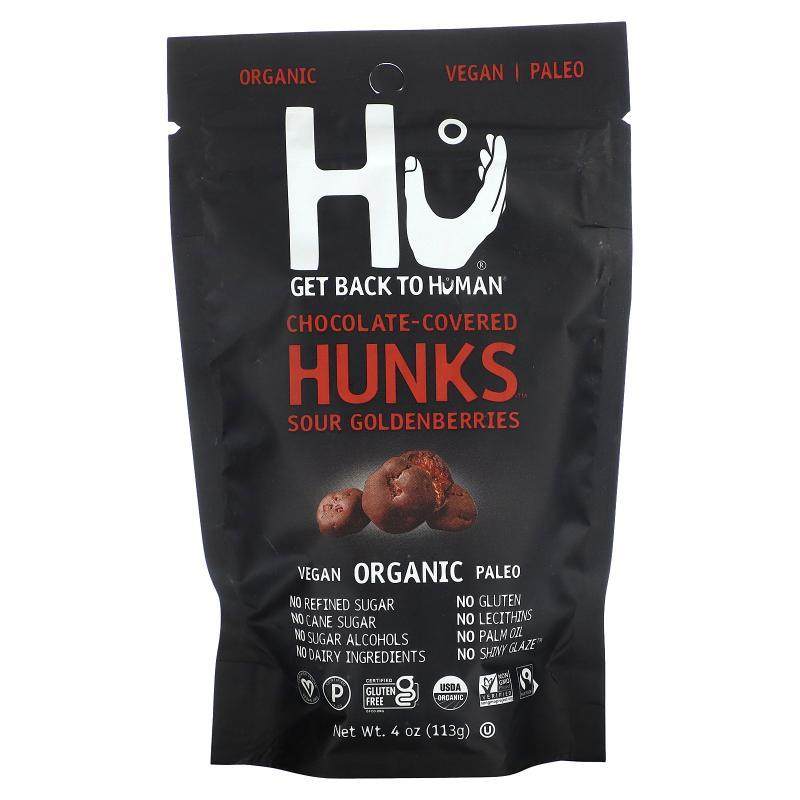 Hu,Hunks, Chocolate Covered Sour Goldenberries, 4 oz (113 g)