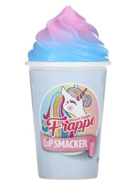 Lip Smacker,沙冰杯润唇膏，独角兽喜悦，0.26 盎司（7.4 克）