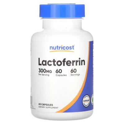 Nutricost,Lactoferrin, 300 mg, 60 Capsules