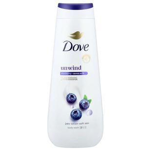 多芬,Body Wash, Unwind, Blueberry + Moon Milk, 20 fl oz