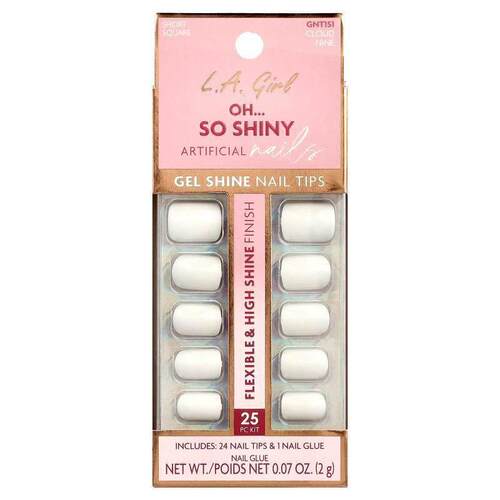 洛杉矶女孩,Oh So Shiny Artificial Nails, Gel Shine Nail Tips
