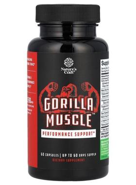 Natures Craft,Gorilla Muscle™, Performance Support, 60 Capsu