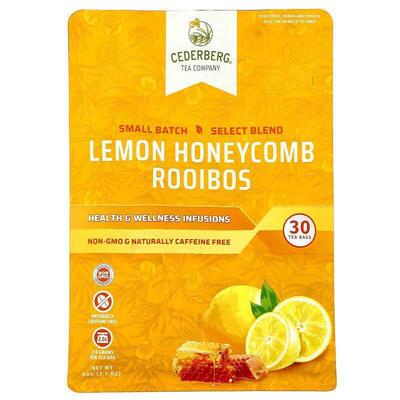 Cederberg Tea Co,Lemon Honeycomb Rooibos, 30 Tea Bags, 2.1 o
