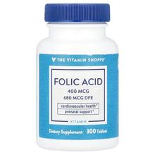 The Vitamin Shoppe,Folic Acid, 680 mcg DFE, 300 Tablets