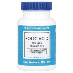 Folic Acid 300 Vitamin Tablets DFE Shoppe mcg The 680