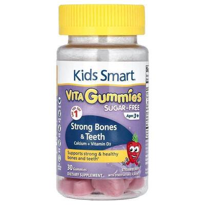 宝兰,Vita Gummies, Sugar-Free, Ages 3 +, Strawberry, 30 Gumm