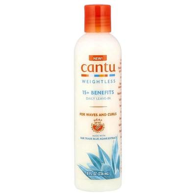 Cantu,Weightless, 15+ Benefits Daily Leave In, For Waves and