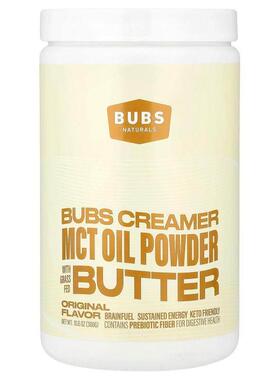 BUBS Naturals,Creamer, MCT Oil Powder With Grass Fed Butter,