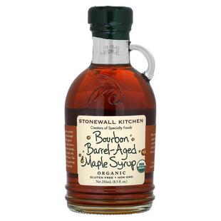 Stonewall Kitchen,Organic Bourbon Barrel-Aged Maple Syrup, 8