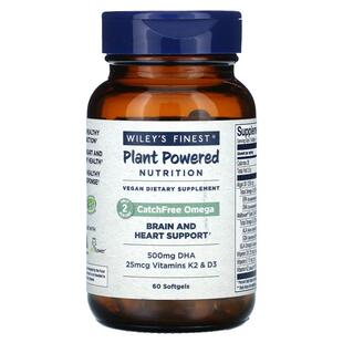 Wiley's Finest,CatchFree 欧米伽，60 粒软凝胶