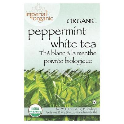 安可李氏茶,Imperial Organic, Peppermint White Tea, 18 Tea Ba