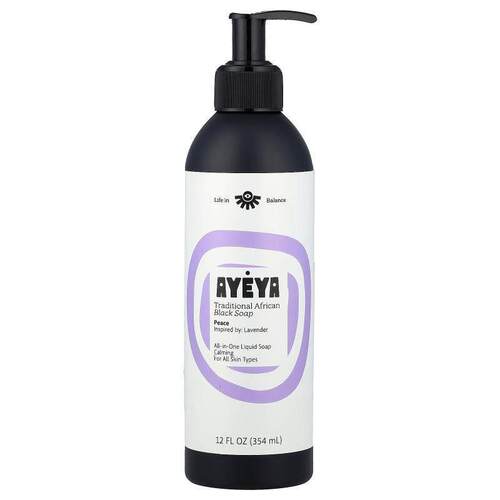 Ayeya,Traditional African Black Soap, For All Skin Types, La