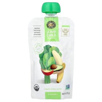 Love Child Organics,Organic Baby Puree, 6 Months+