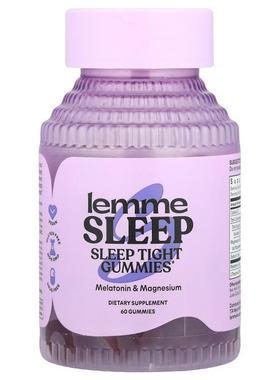 Lemme,Sleep Tight Gummies, Berry, 60 Gummies