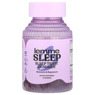 Lemme,Sleep Tight Gummies, Berry, 60 Gummies