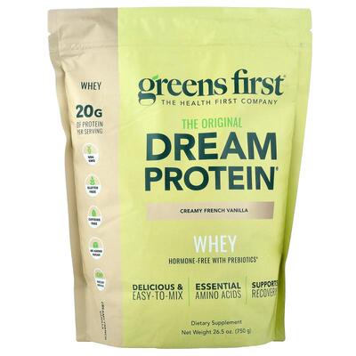 Greens First,梦想蛋白，乳滑法国香草味，25 盎司（720 克）